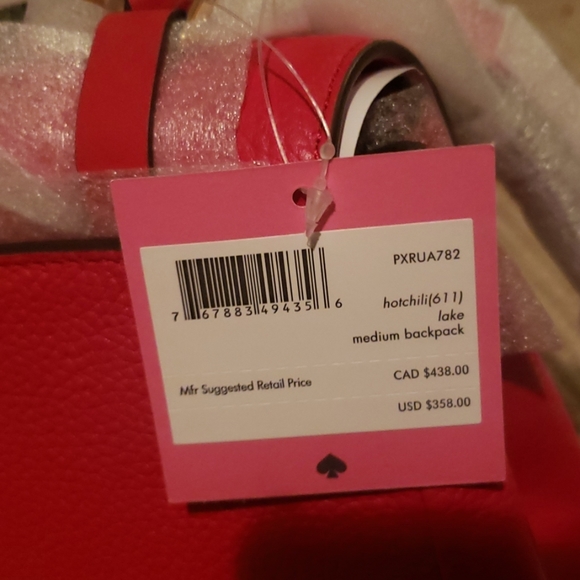 Kate Spade Leather Lake Convertible Backpack - Picture 5 of 5